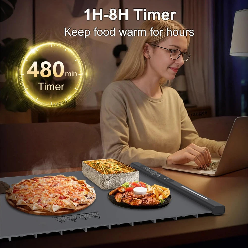 Silicone Foldable Food Warmer Mat