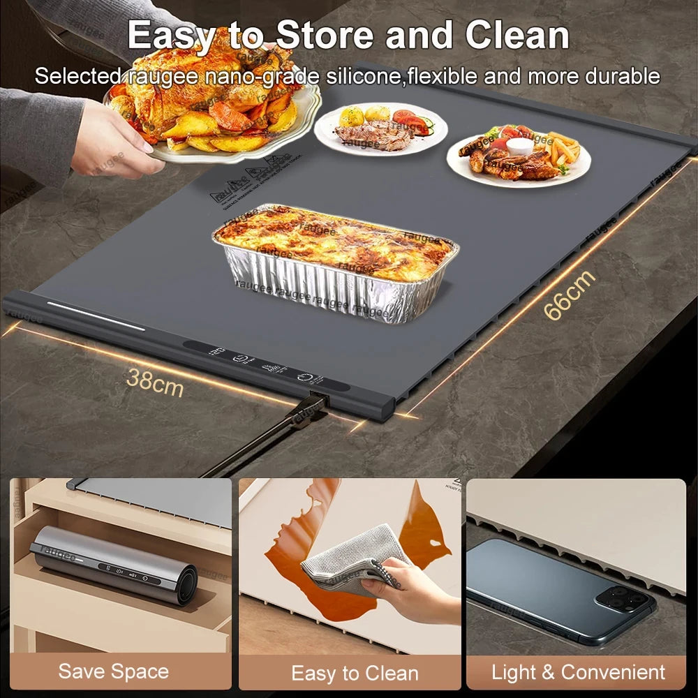 Silicone Foldable Food Warmer Mat