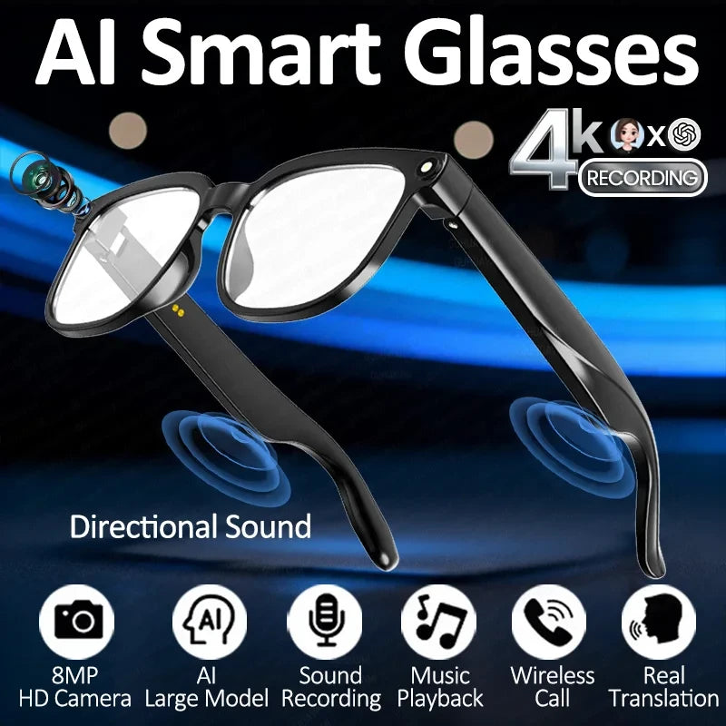 Smart Camera Video Recording Sunglasses