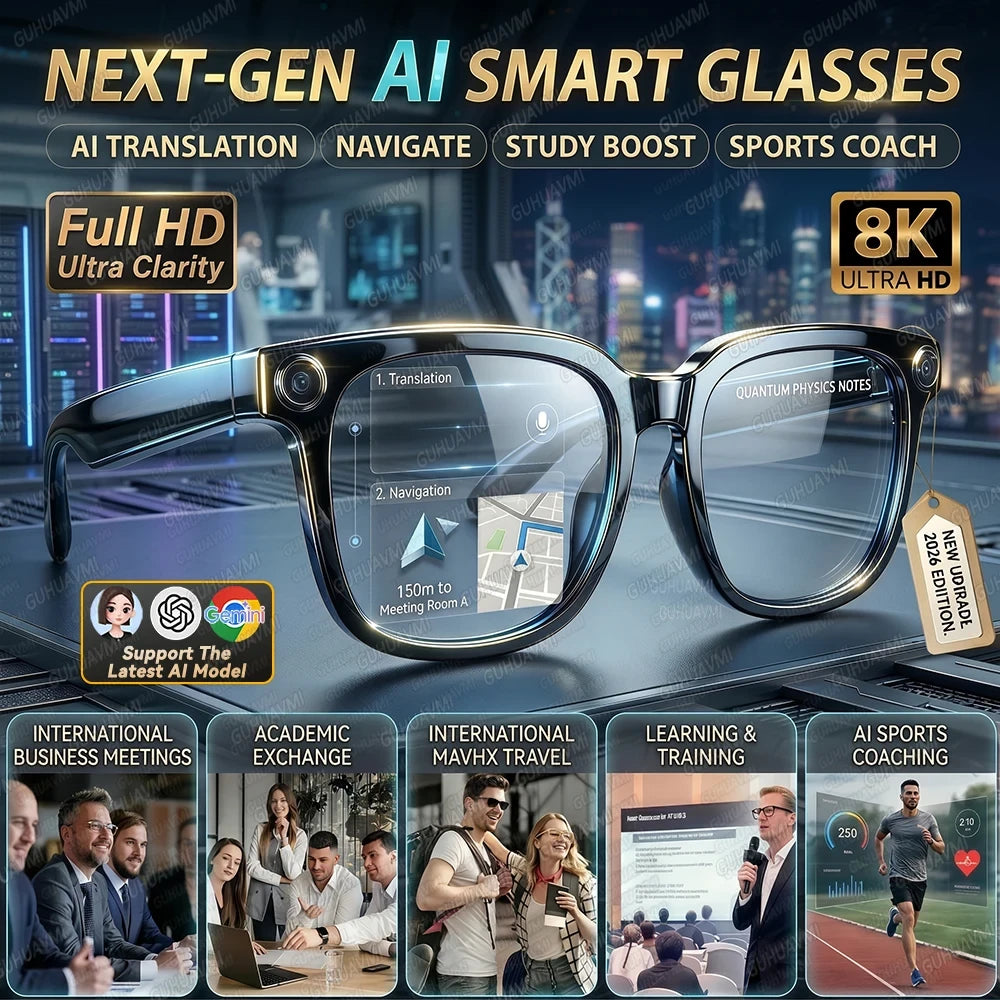 Smart Camera Video Recording Sunglasses