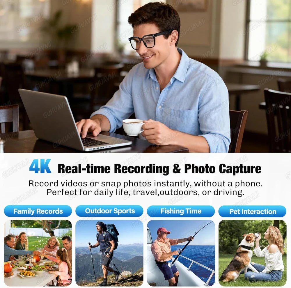 Smart Camera Video Recording Sunglasses