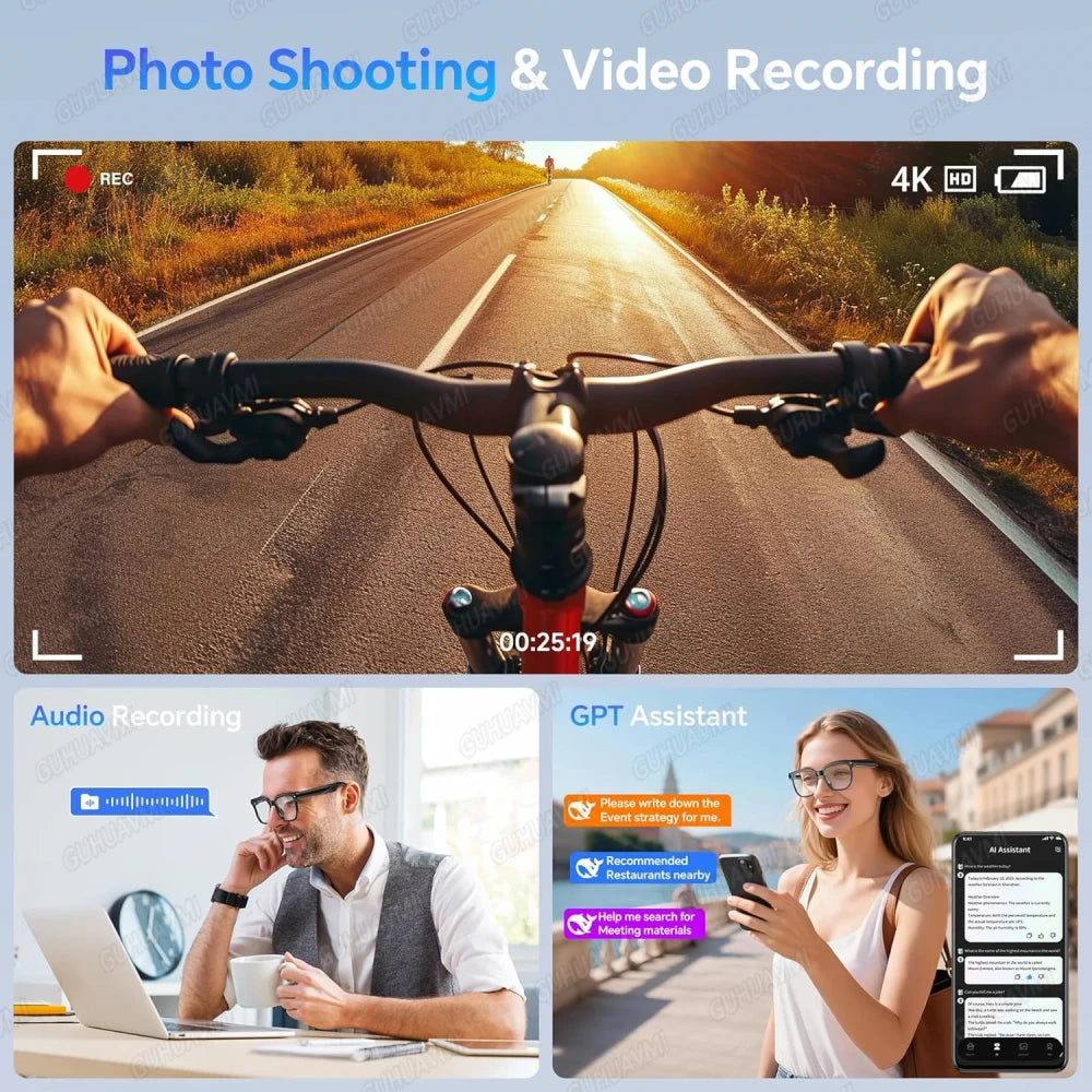 Smart Camera Video Recording Sunglasses