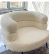 Lamb Wool Lazy Living Room Chair