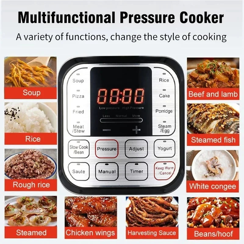 Stainless Steel Electric Pressure Cooker