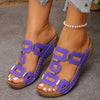 Roman Style Open Toe Wedge Sandals