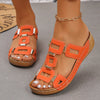 Roman Style Open Toe Wedge Sandals