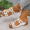 Roman Style Open Toe Wedge Sandals