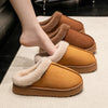 Faux Suede House Slippers