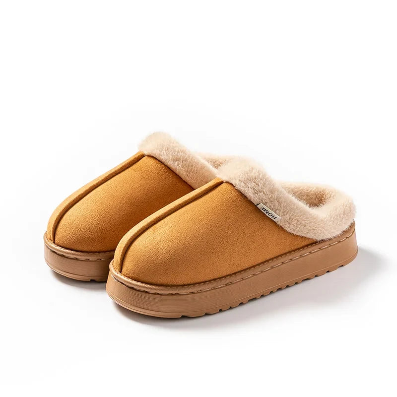 Faux Suede House Slippers