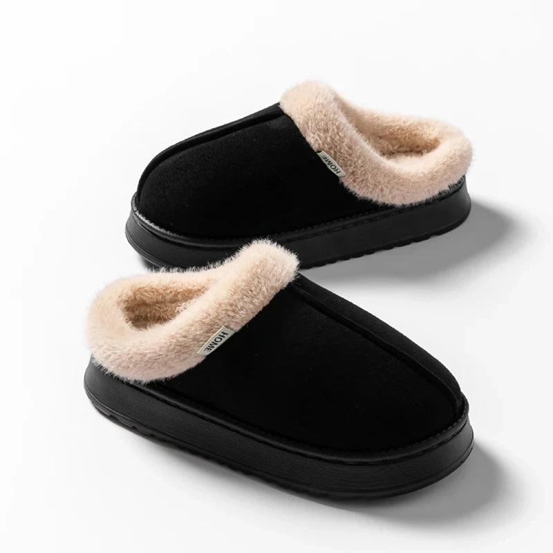 Faux Suede House Slippers