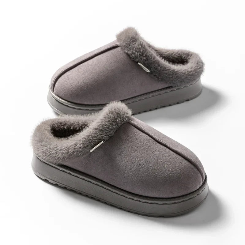 Faux Suede House Slippers