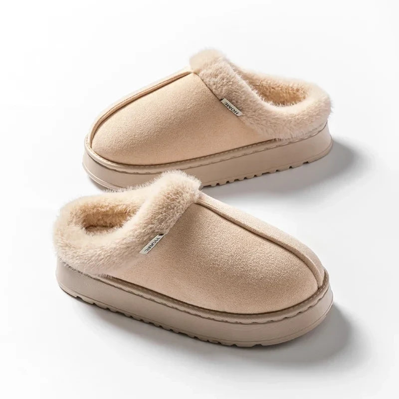 Faux Suede House Slippers