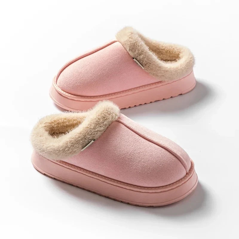 Faux Suede House Slippers