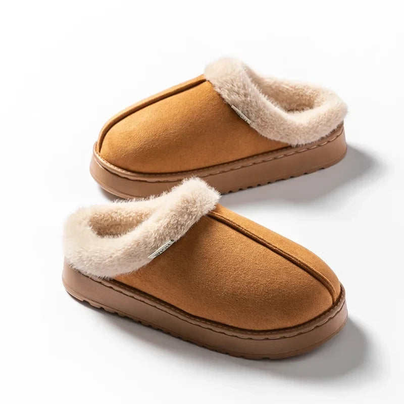 Faux Suede House Slippers