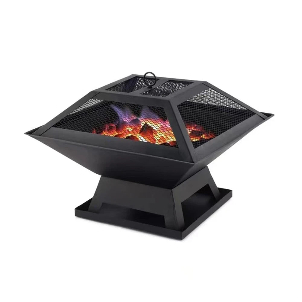 Modern Square Outdoor Fire Pit