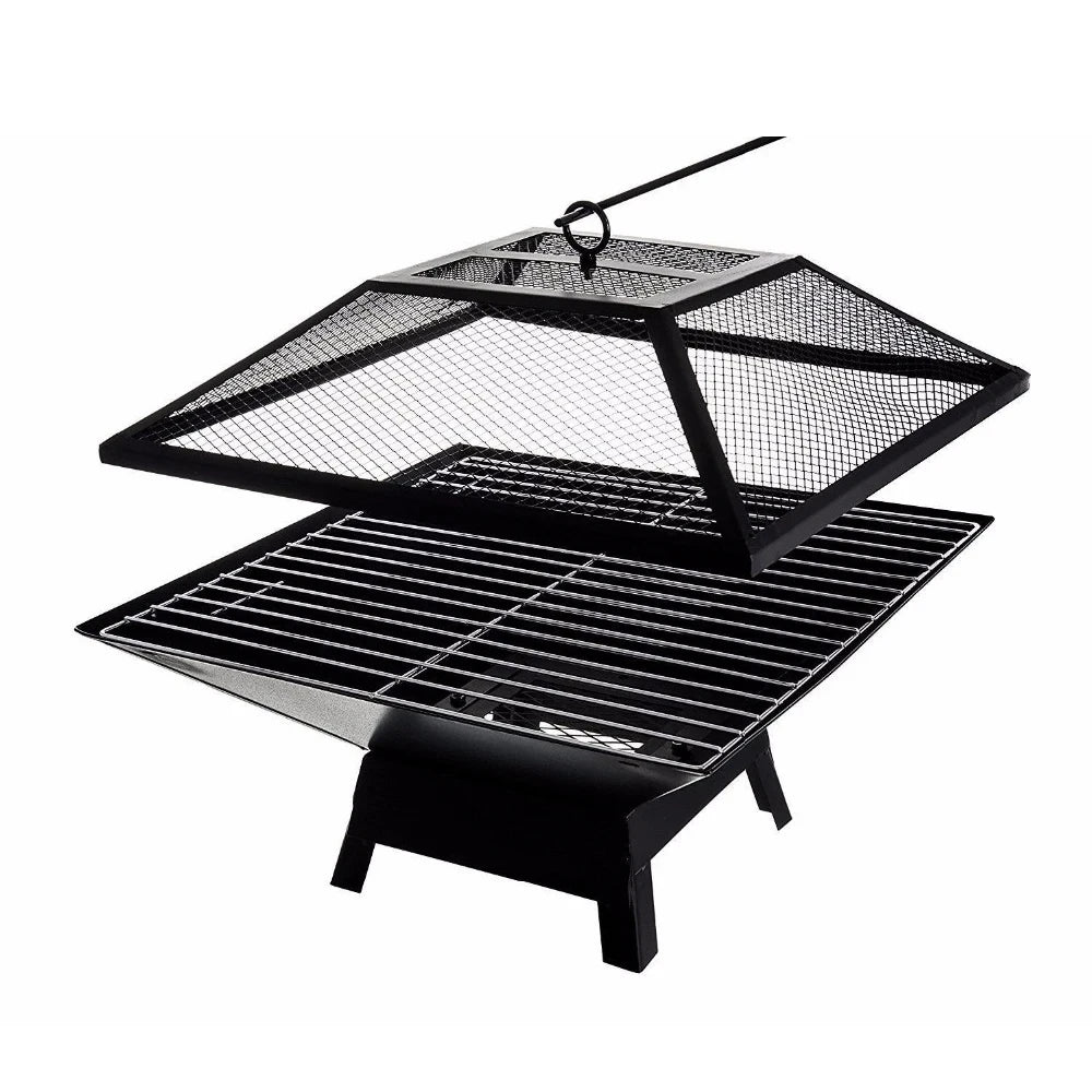 Modern Square Outdoor Fire Pit