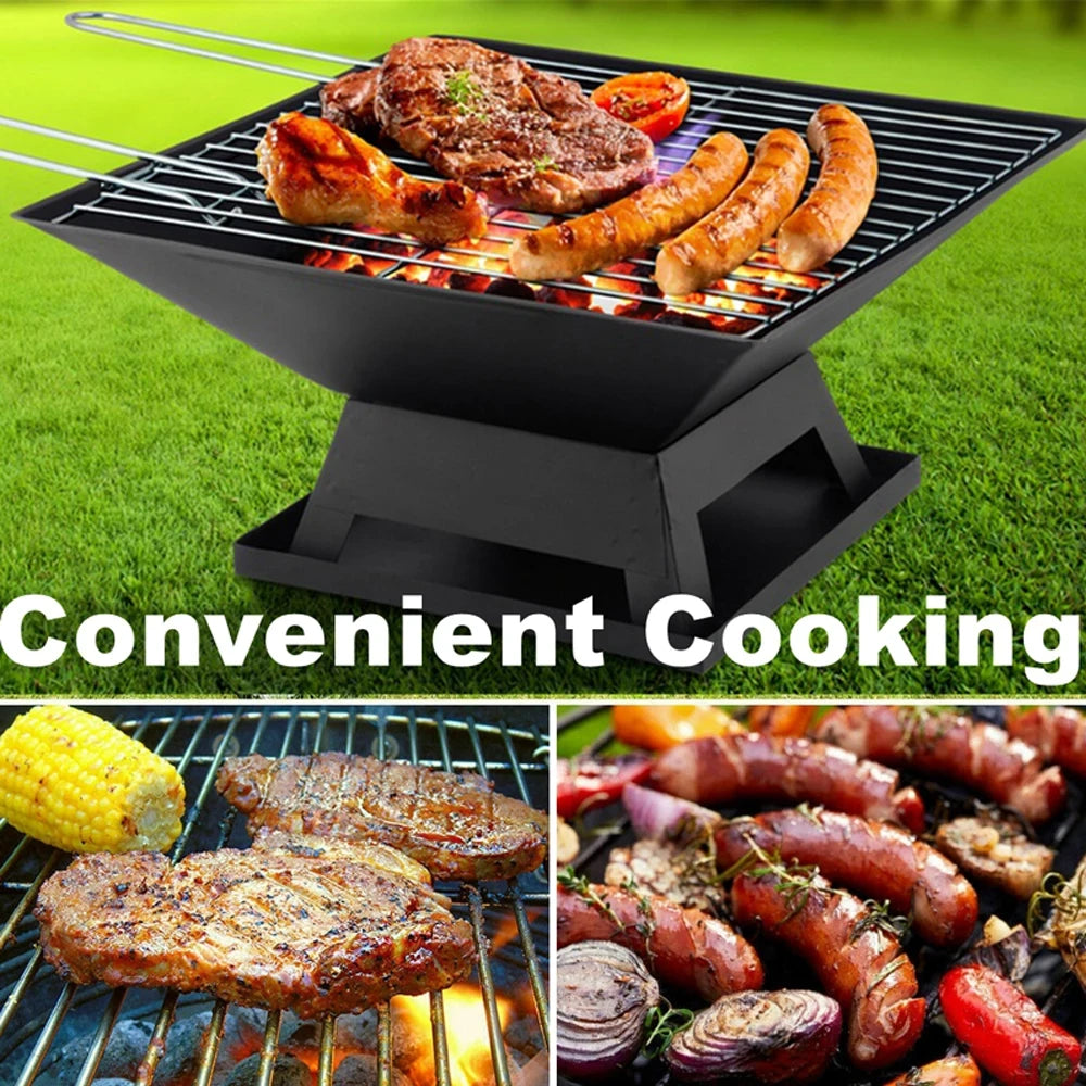 Modern Square Outdoor Fire Pit