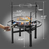 Outdoor Wood Burning Fire Pit with Swivel Cooking Grate