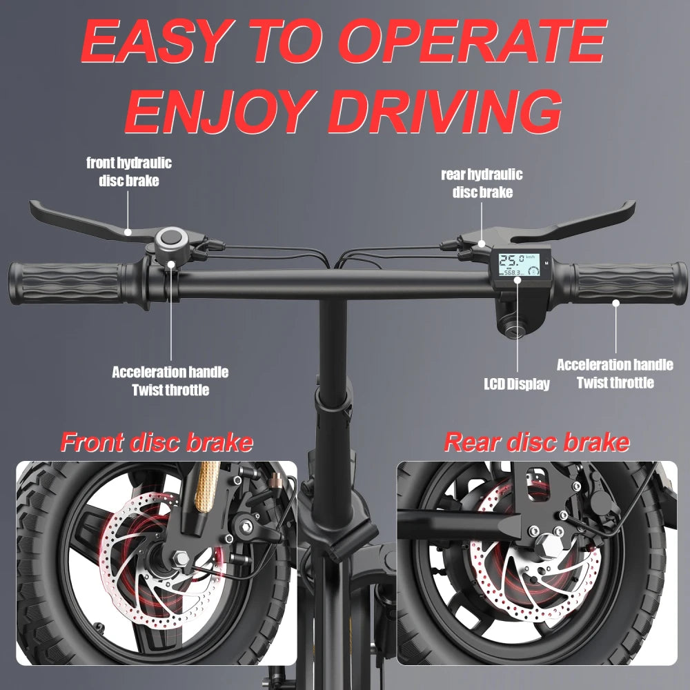 UPlee GE5 Folding Electric Bike