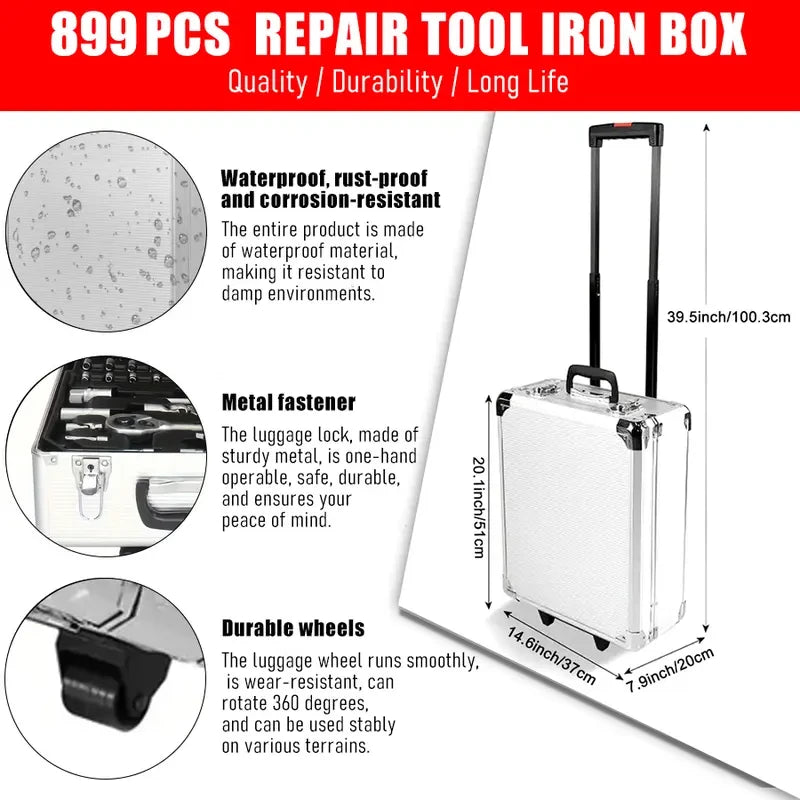 Portable Rolling Tool Chest