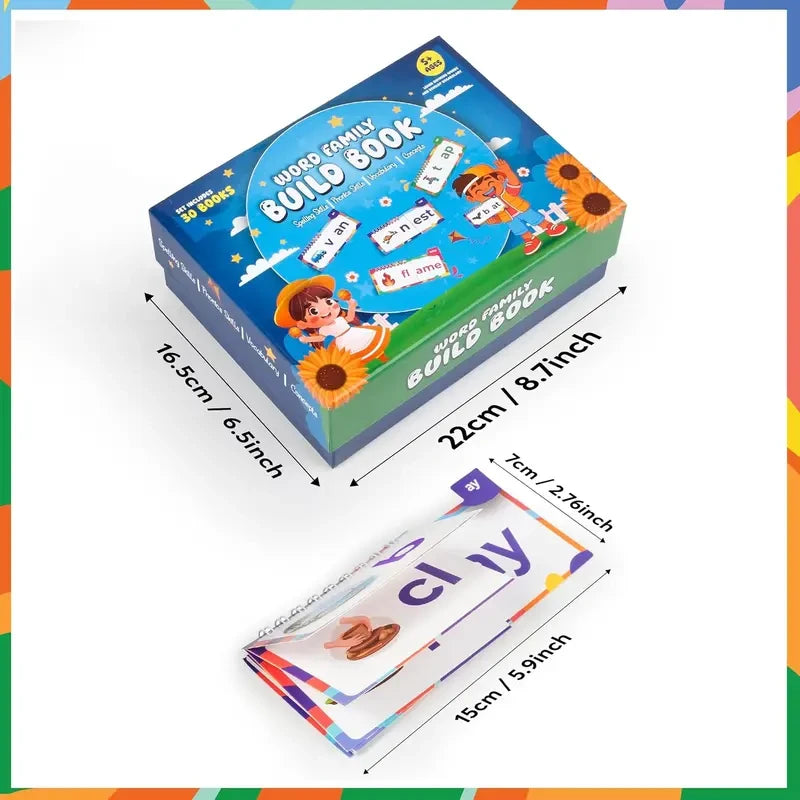 Phonics Flash Card Flip Books