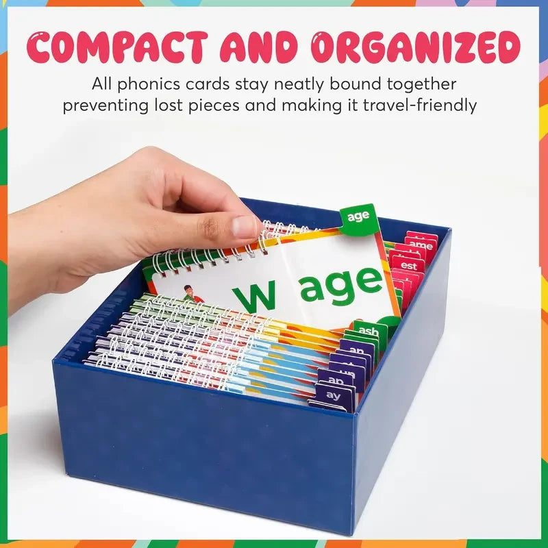 Phonics Flash Card Flip Books