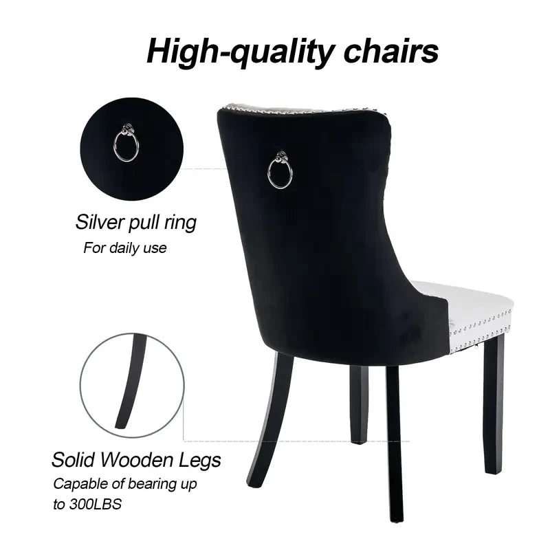 Modern Tufted Upholstered Dining Chairs