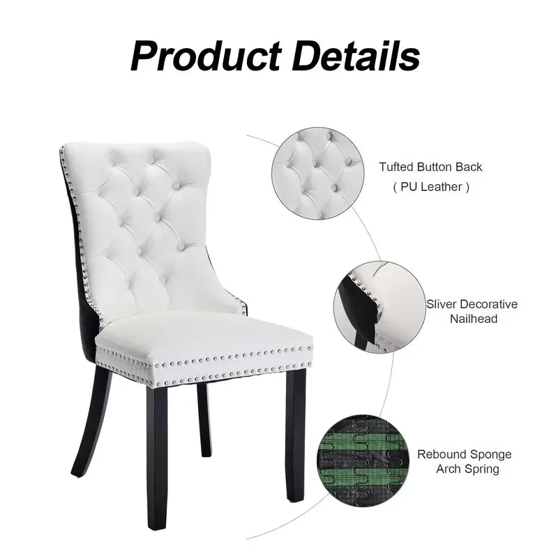 Modern Tufted Upholstered Dining Chairs